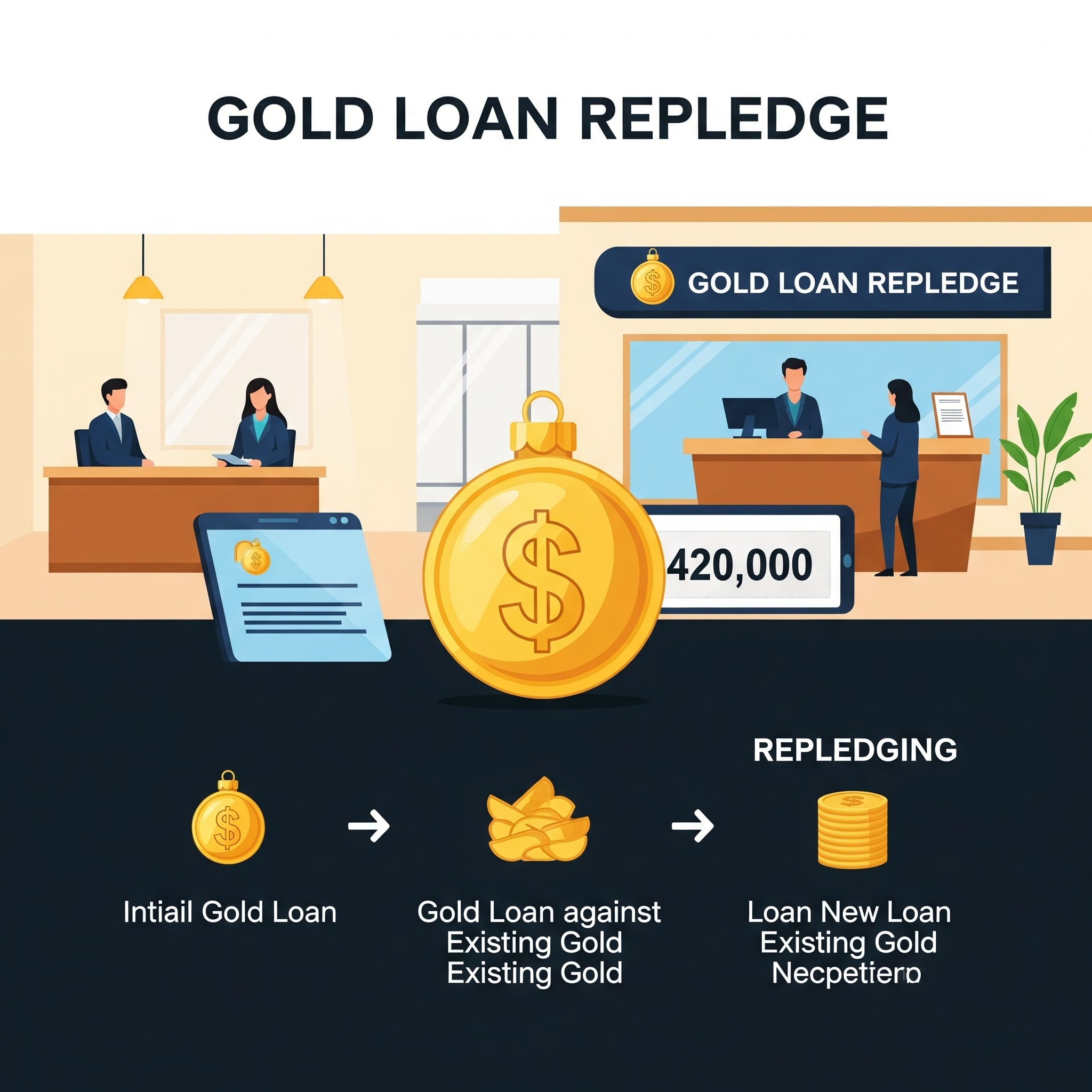 Infographic of a Repledge Transaction