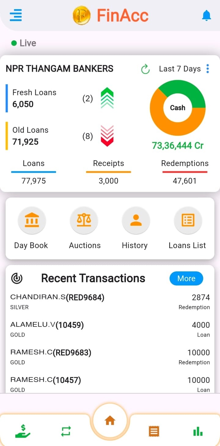 Image of a Gold Loan app